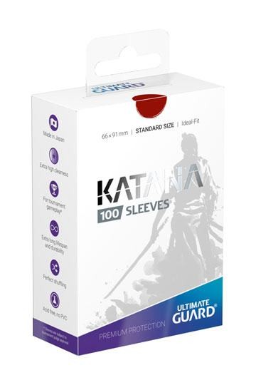 [ULT] Ultimate Guard Katana Sleeves Tamaño Estándar Rojo (100)