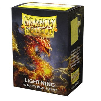[AJC] Dragon Shield Dual Matte Sleeves - Lightning 'Ailia' (100 Sleeves)