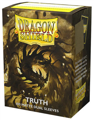[AJC] DRAGON SHIELD SLEEVES - STANDARD SIZE - MATTE DUAL - TRUTH (100 SLEEVES)
