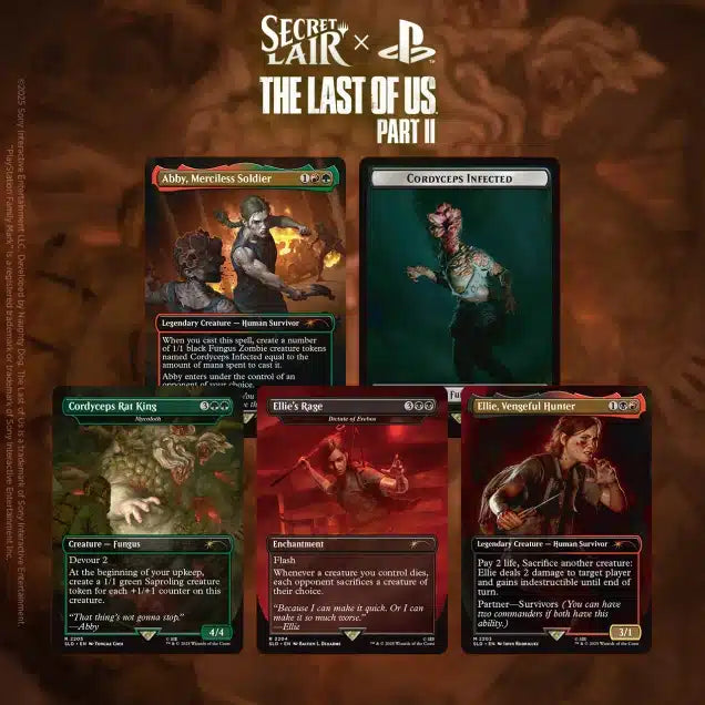 [MTG] - Magic The Gathering -Secret Lair - The Last of Us: Part II (Inglés)