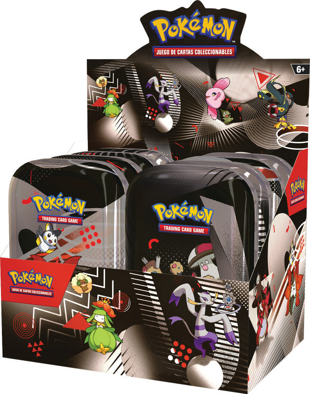 [PKM] Pack de 8 mini latas Fulgor Negro y Llama Blanca - Escarlata y Púrpura