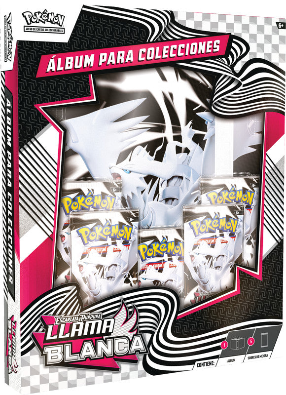 [PKM] Caja con Álbum - Llama Blanca (Castellano)