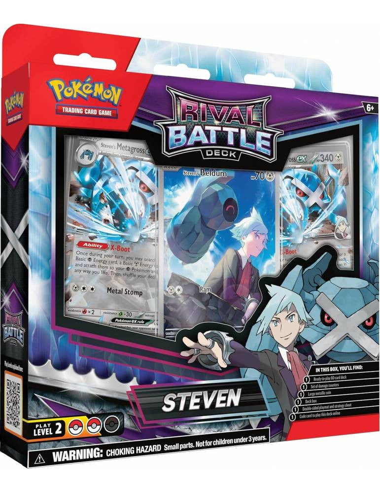 [PKM] Baraja de Combate de rivales - Steven (Inglés)