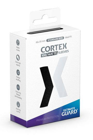 [ULT] Ultimate Guard Cortex Sleeves Tamaño Estándar Negro Mate (100)