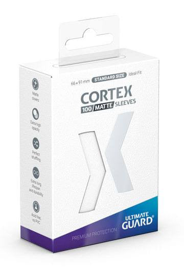 [ULT] Ultimate Guard Cortex Sleeves Tamaño Estándar Blanco Mate (100)