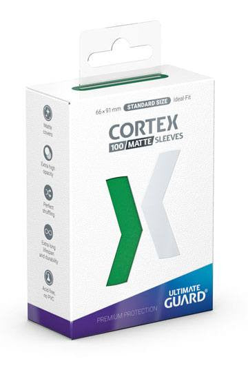[ULT] Ultimate Guard Cortex Sleeves Tamaño Estándar Verde Mate (100)