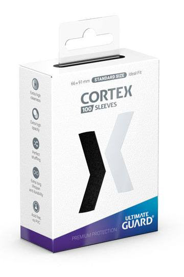 [ULT] Ultimate Guard Cortex Sleeves Tamaño Estándar Negro (100)