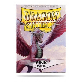 [AJC] Dragon Shield Standard Sleeves - Matte Pink (100 Fundas)