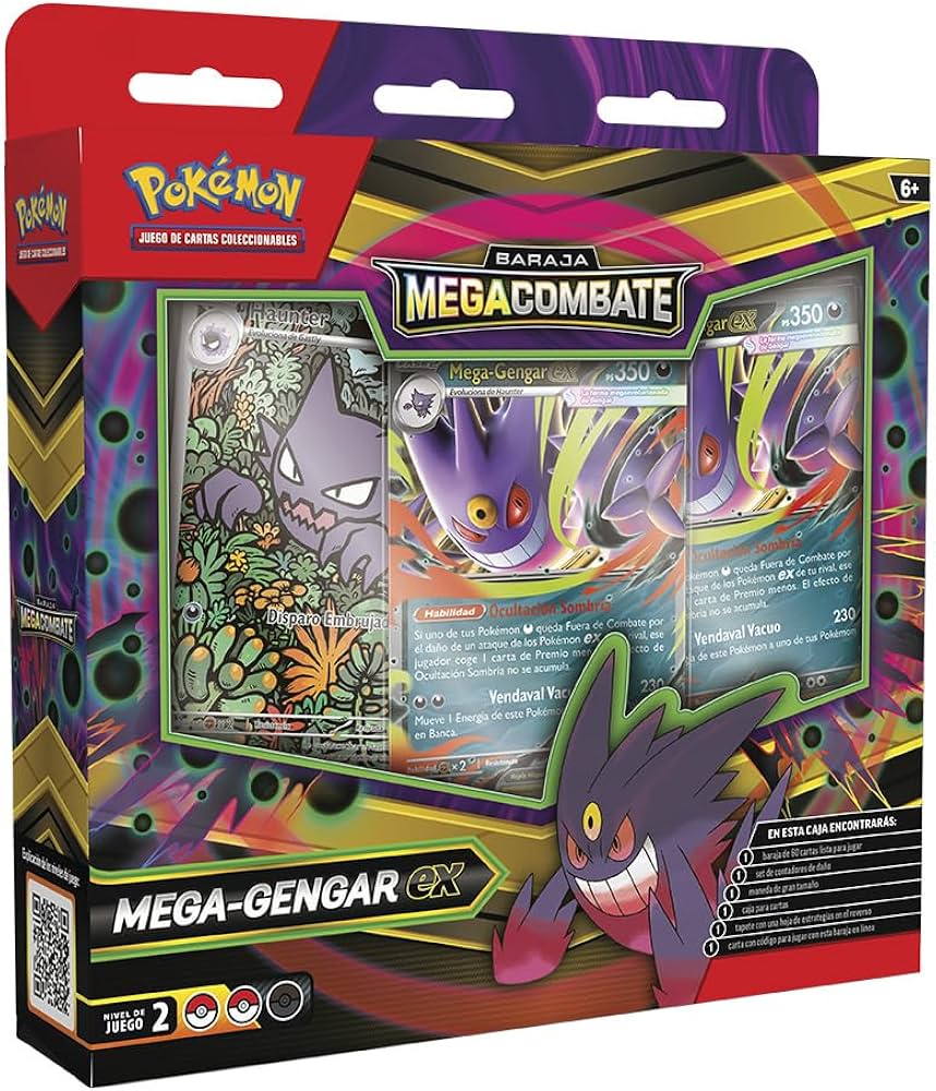 [PKM] Baraja de Mega Combate de Mega Gengar Ex (Castellano)