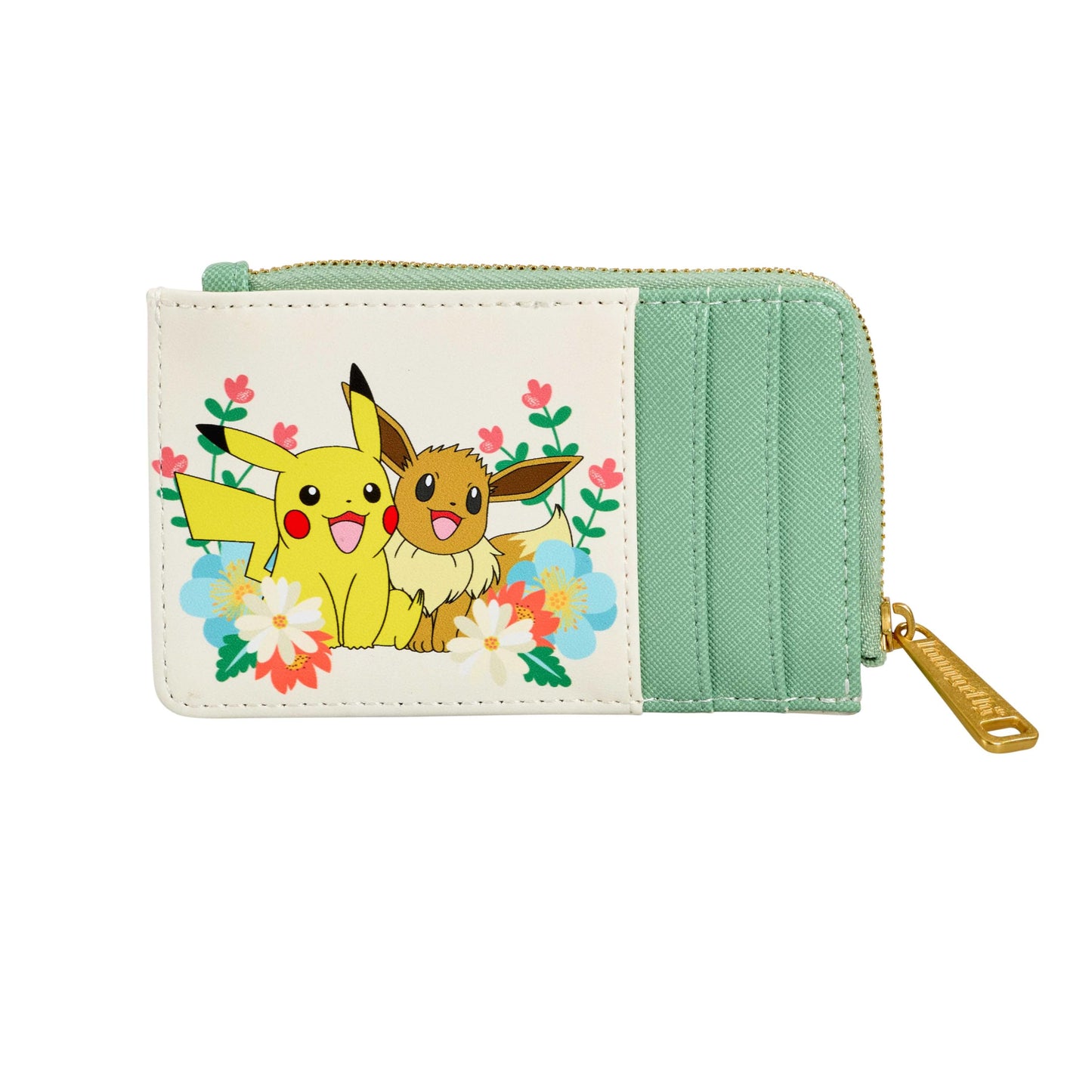 [PKM] Pokemon by Loungefly Monedero Pikachu and Eevee Floral