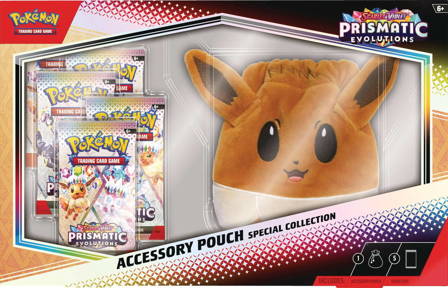 [PKM] Caja Eevee Pouch Evoluciones Prismáticas (Inglés)