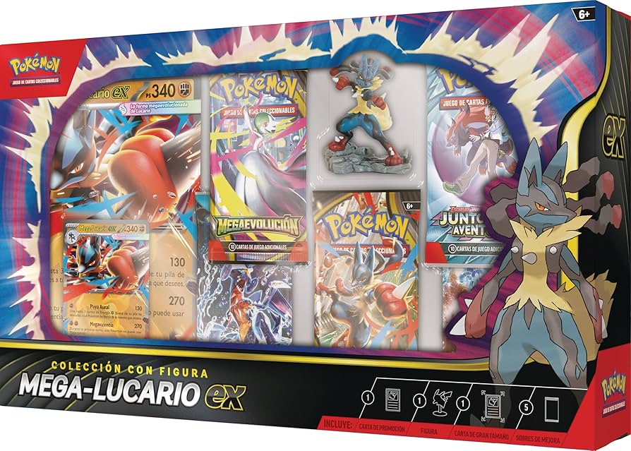 [PKM] Caja Colección con figura Mega Lucario Ex