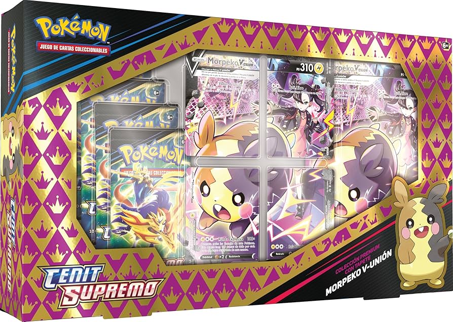 [PKM] Caja Colección Premium con tapete Morpeko V-Union