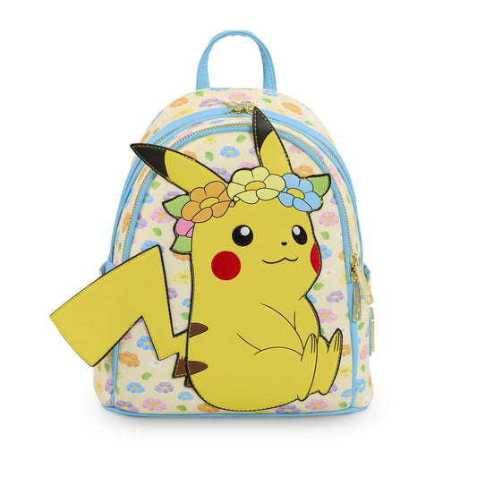 [PKM] Pokemon by Loungefly Mochila Mini Pikachu Corona de Flores