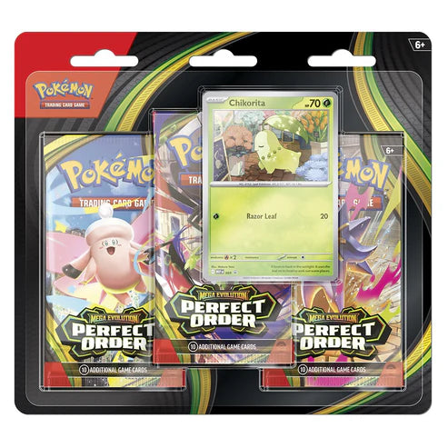 [PKM] Blister 3 sobres + Promo Chikorita - Equilibrio perfecto (Inglés)
