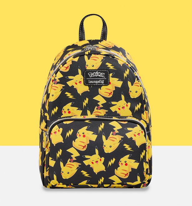 [PKM] Pokemon by Loungefly Mochila Mini Pikachu Collage