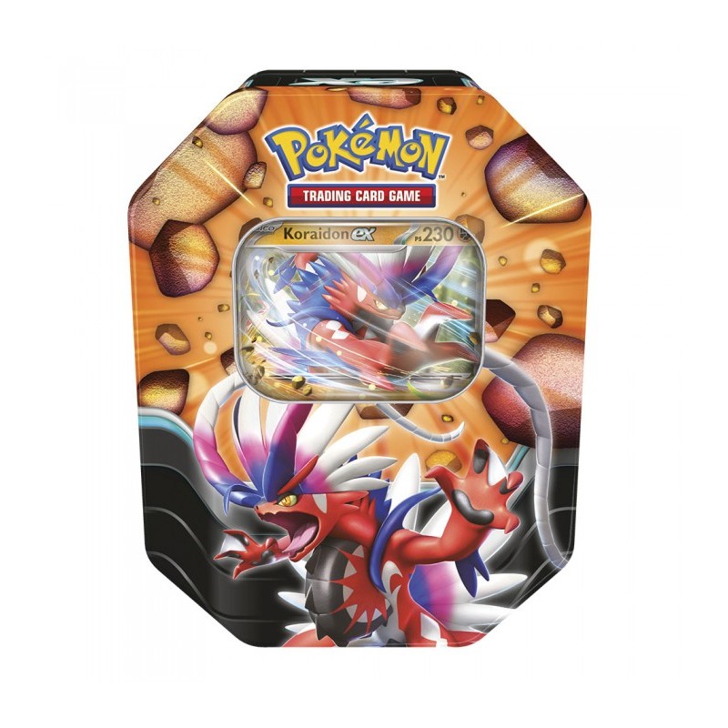 [PKM] Lata Pokemon TCG Legendas Afiladas - Koraidon & Zacian (Castellano)