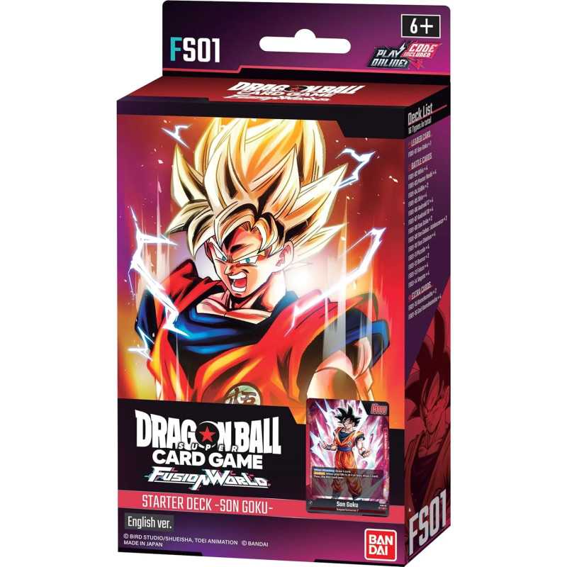 [DBS] DBS Fusion World: Starter Deck FS01 - Son Goku (Inglés)