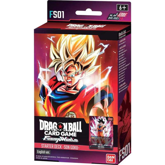 [DBS] DBS Fusion World: Starter Deck FS01 - Son Goku (Inglés)