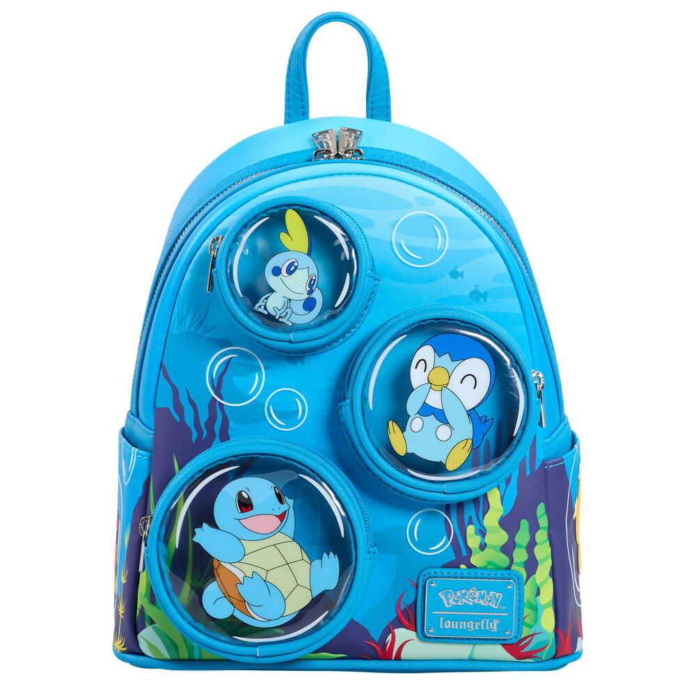 [PKM] Pokemon by Loungefly Mochila Mini Bubbles Water